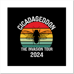 Cicada Invasion Tour Posters and Art